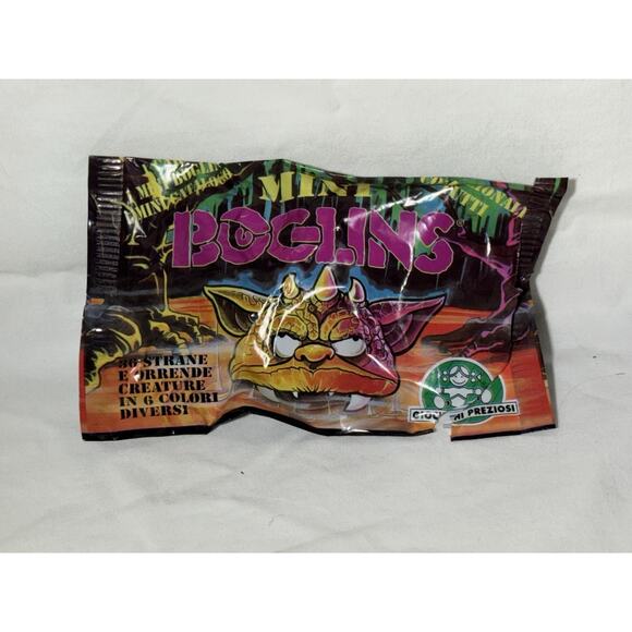 Vintage 3 Mini Boglins Lot Seven Towns Packet Italy Giochi Preziosi 1992 Toy - Picture 5 of 9
